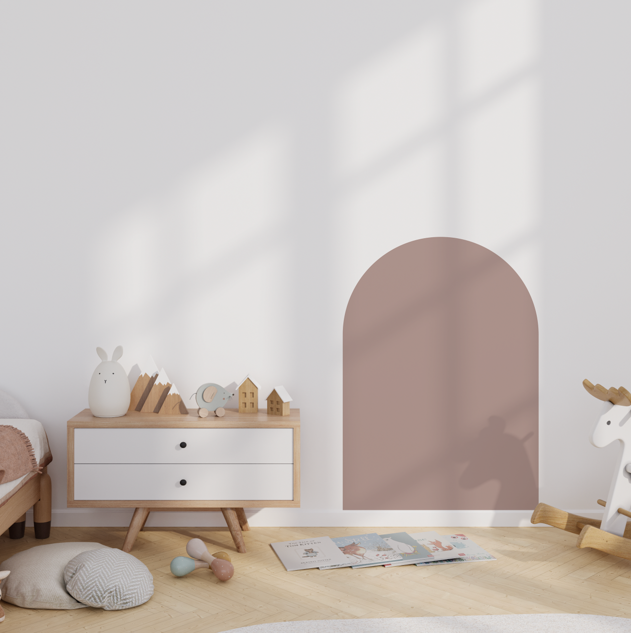 Tableau magnétique aimanté arche (taupe)