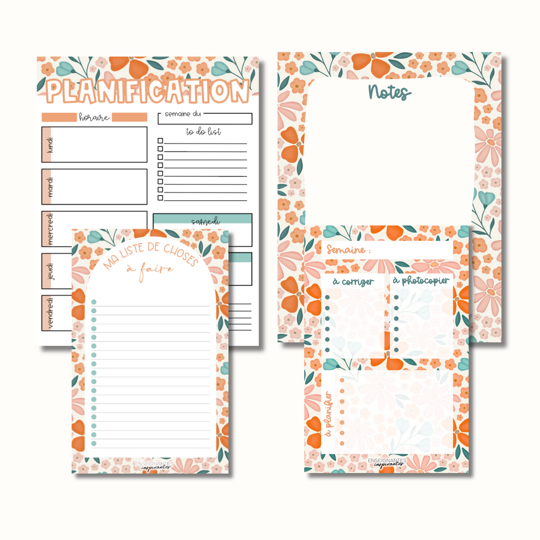 Notepad - menu/grocery store (clementines)