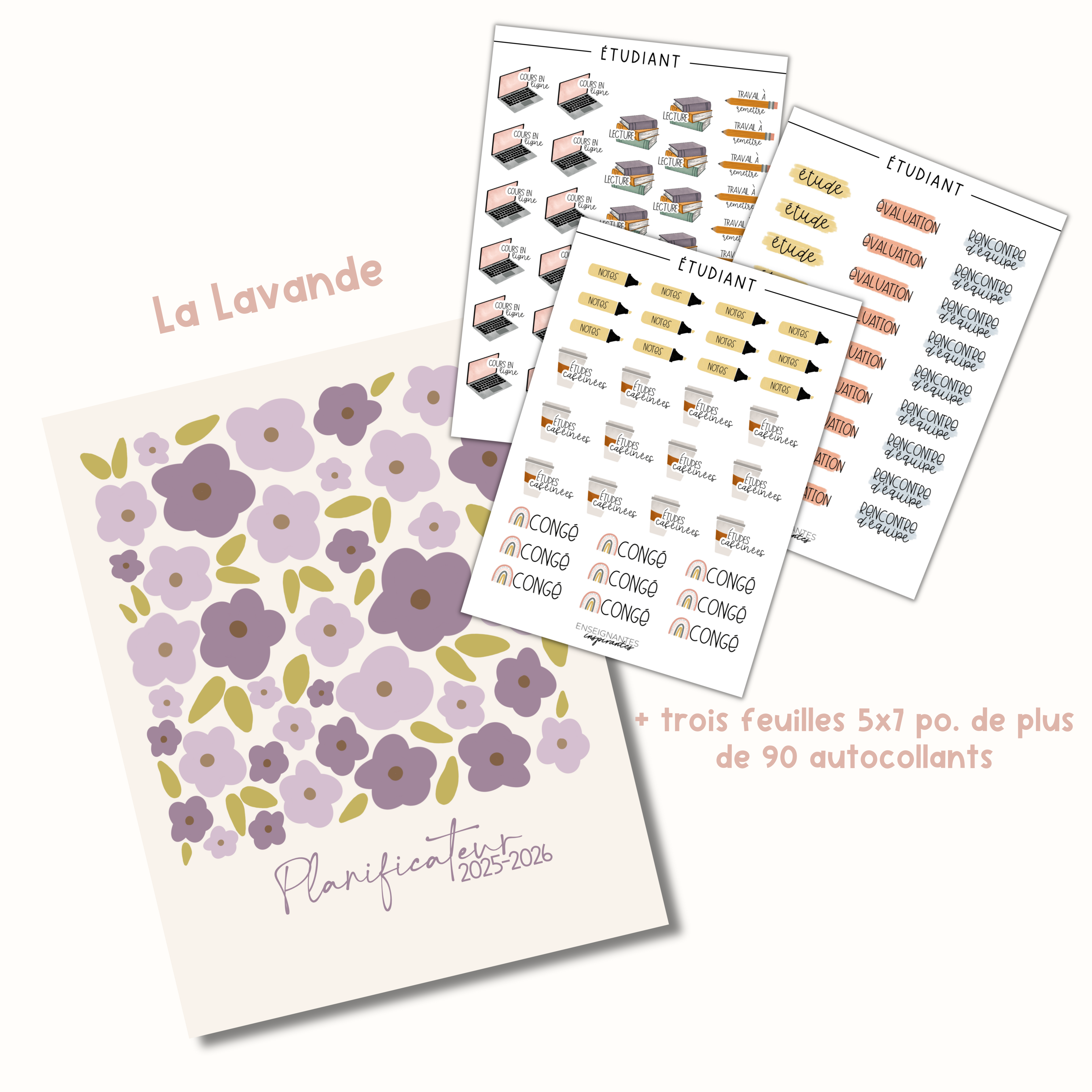 Planificateurs pour enseignant (préscolaire) 2025-2026