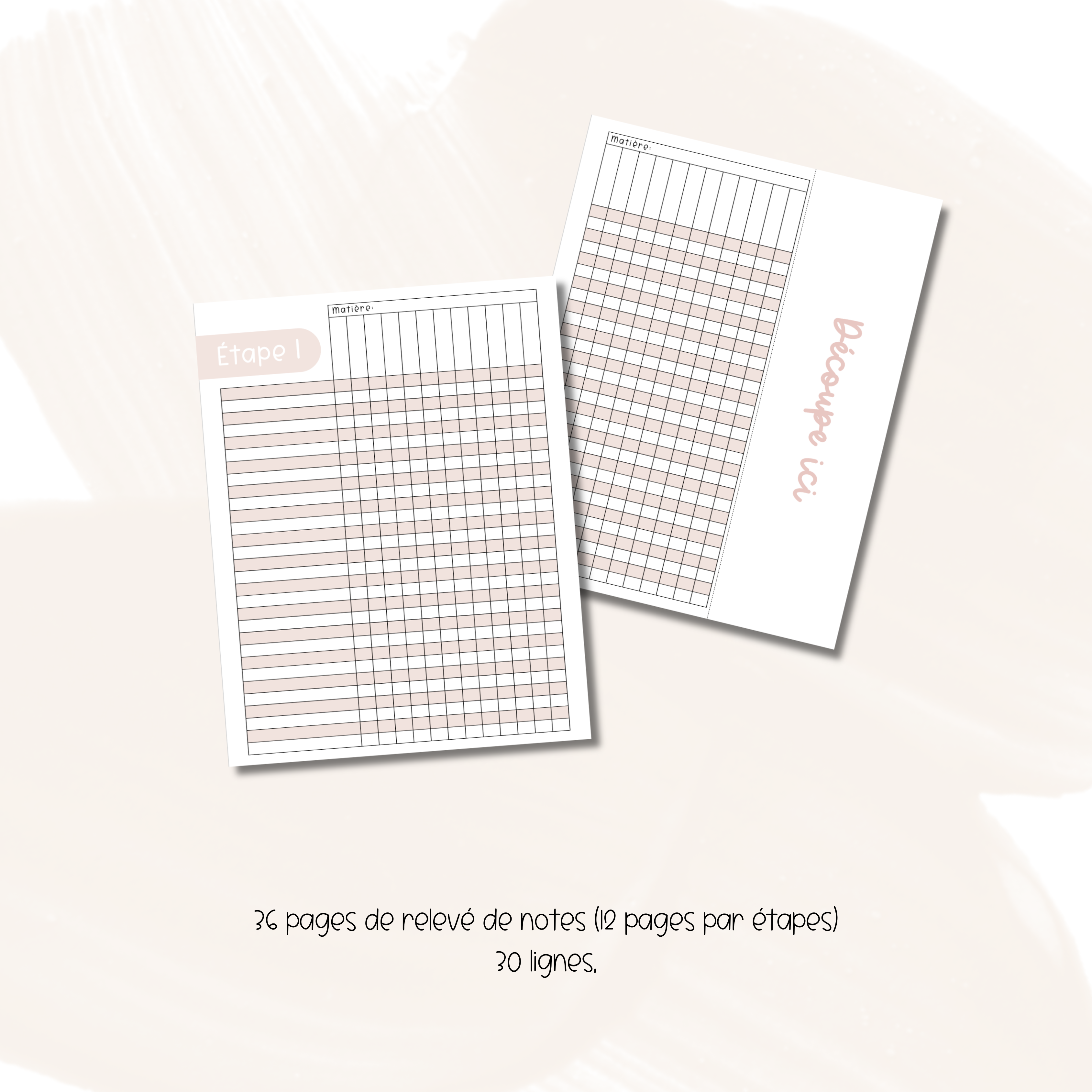 Planificateurs PDF (6 périodes) 2025-2026