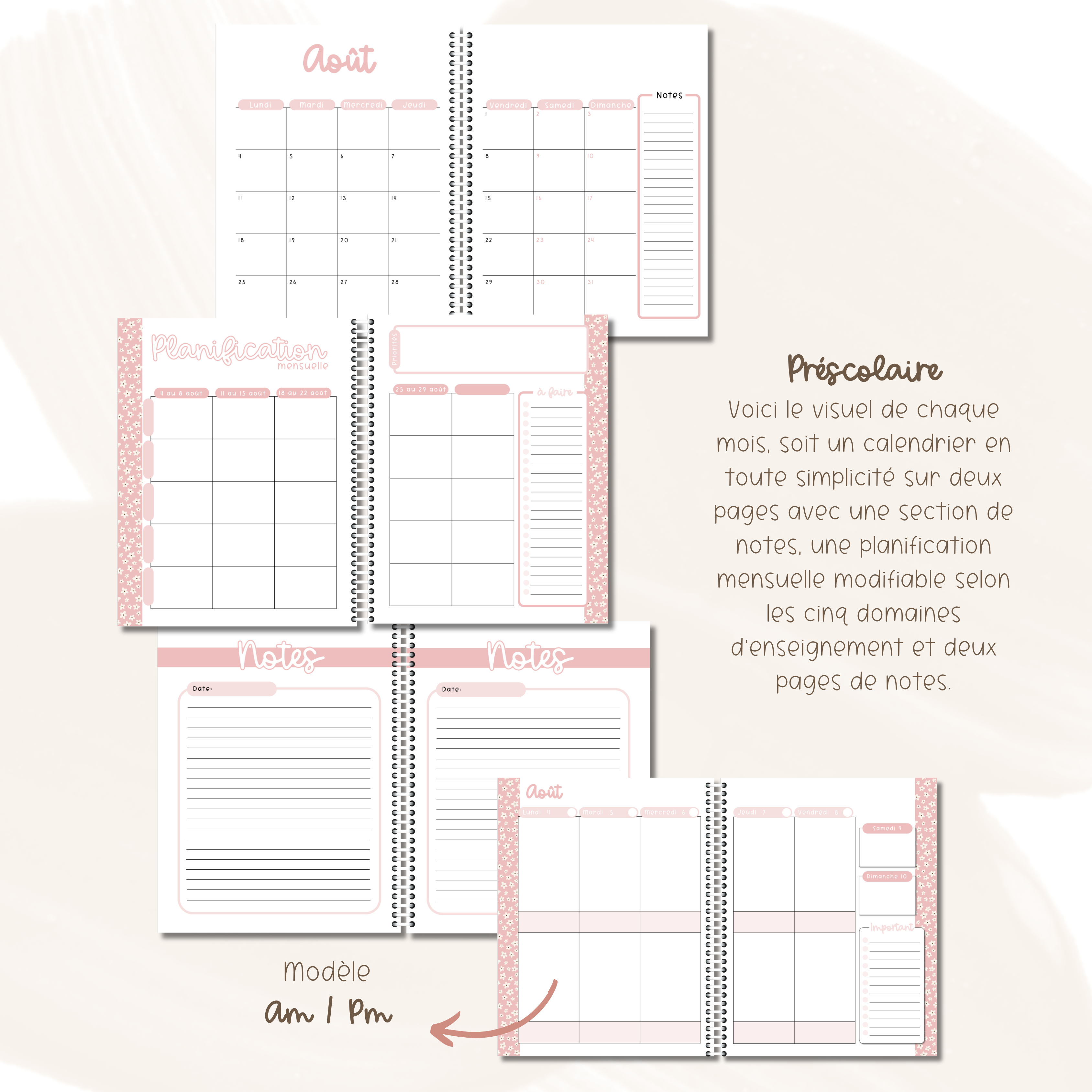 Image of Planificateurs pour enseignant (préscolaire) 2025-2026