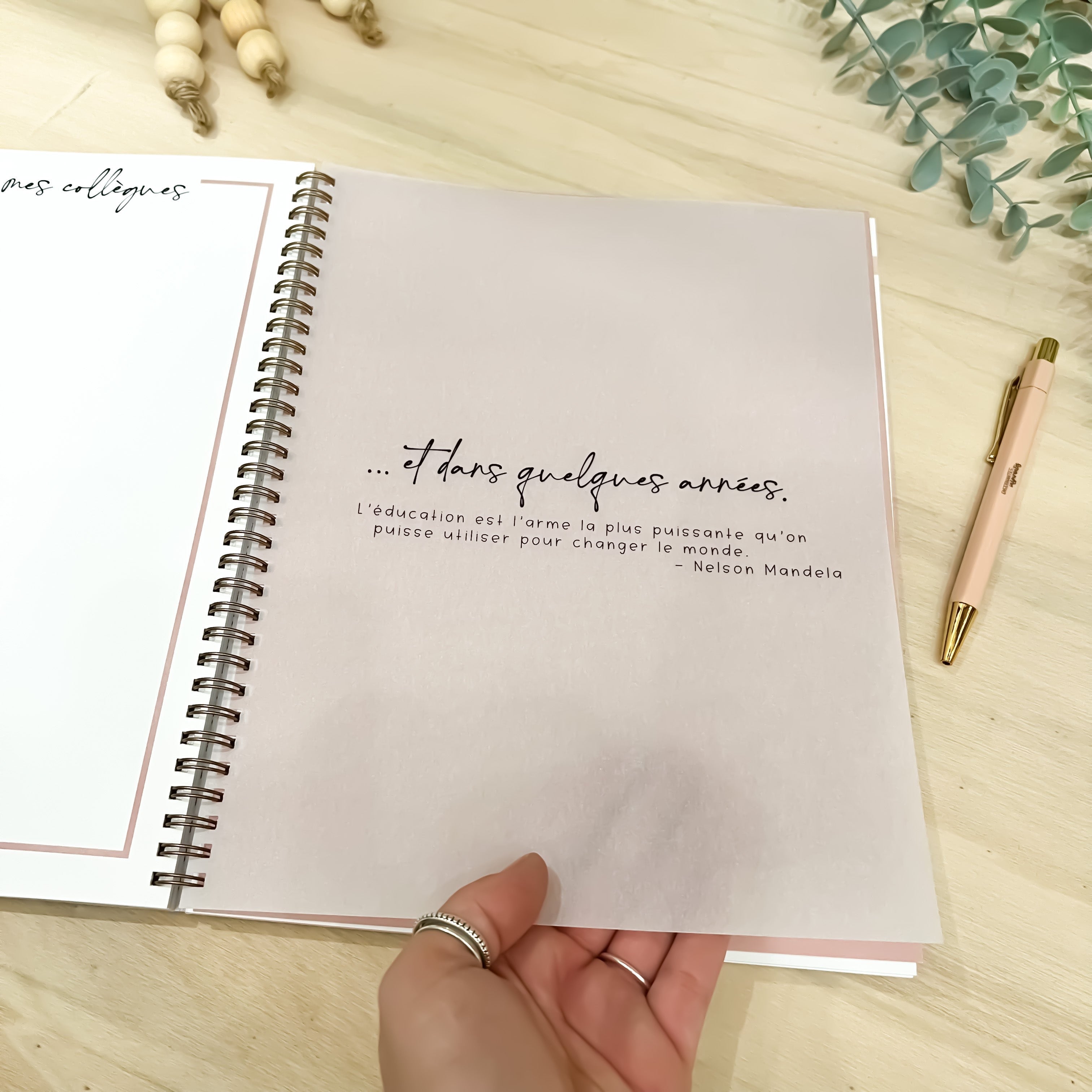 Image of Teacher memory book (polka dots)