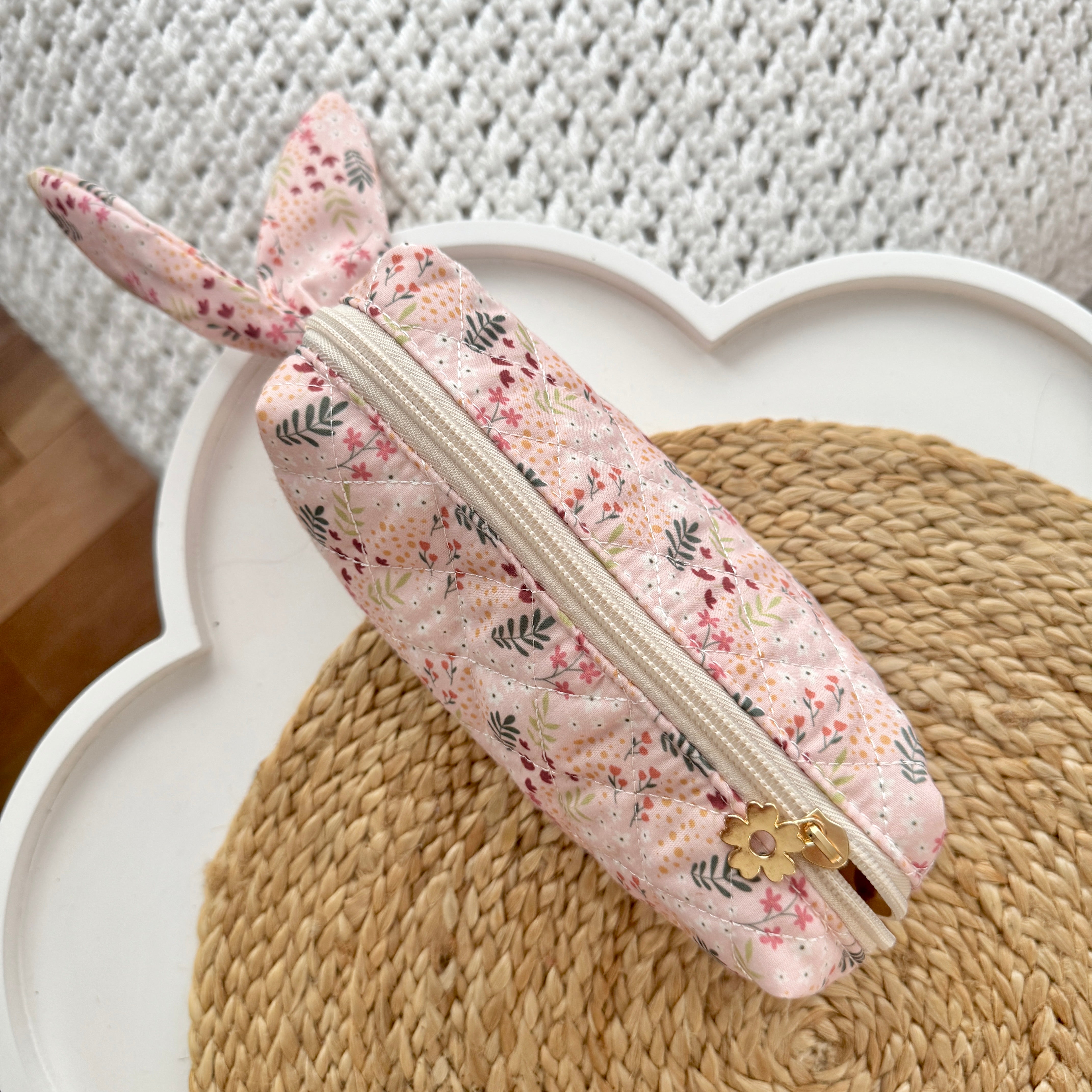 Image of Trousse (rose fleurie)