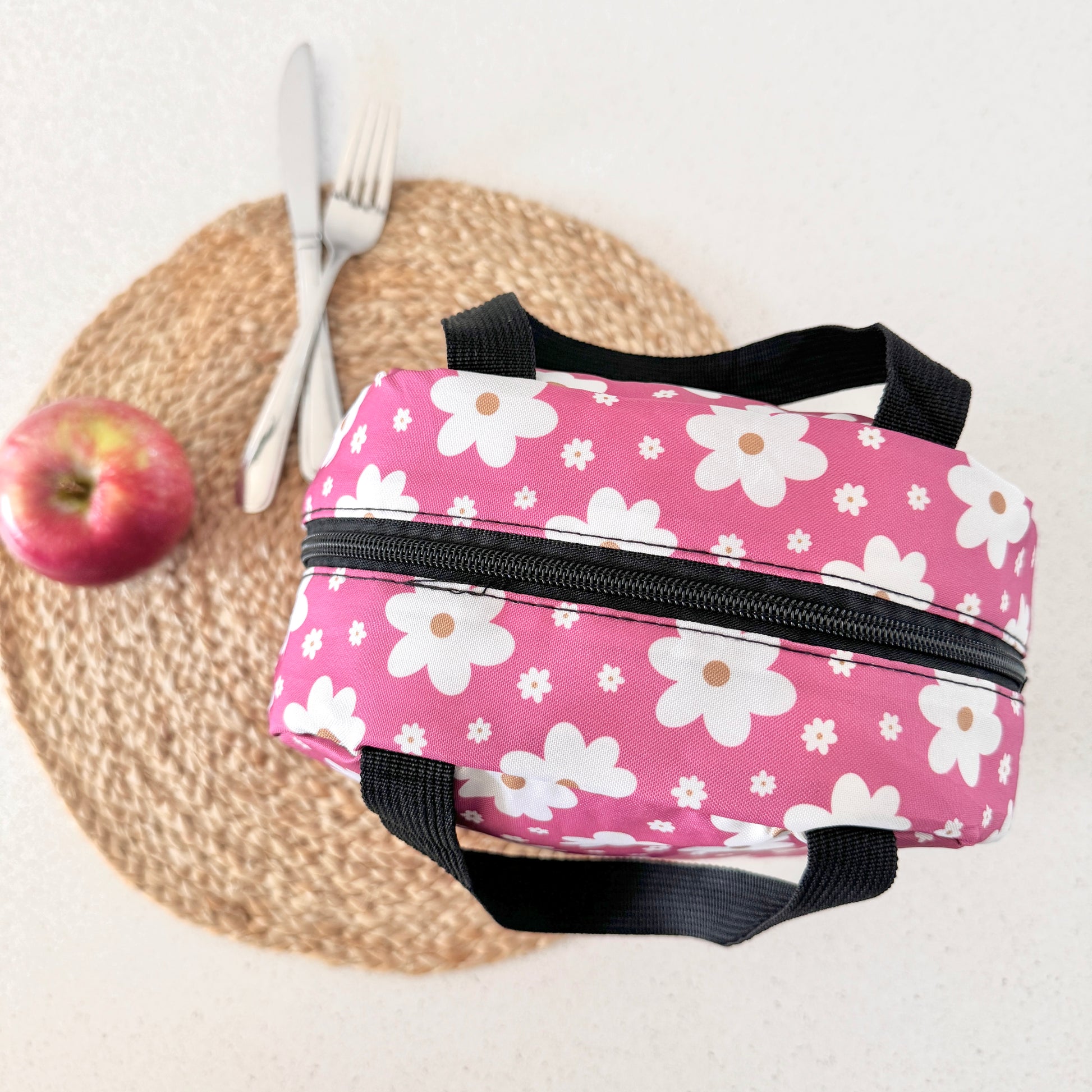 Boîte à lunch (marguerite fuchsia)