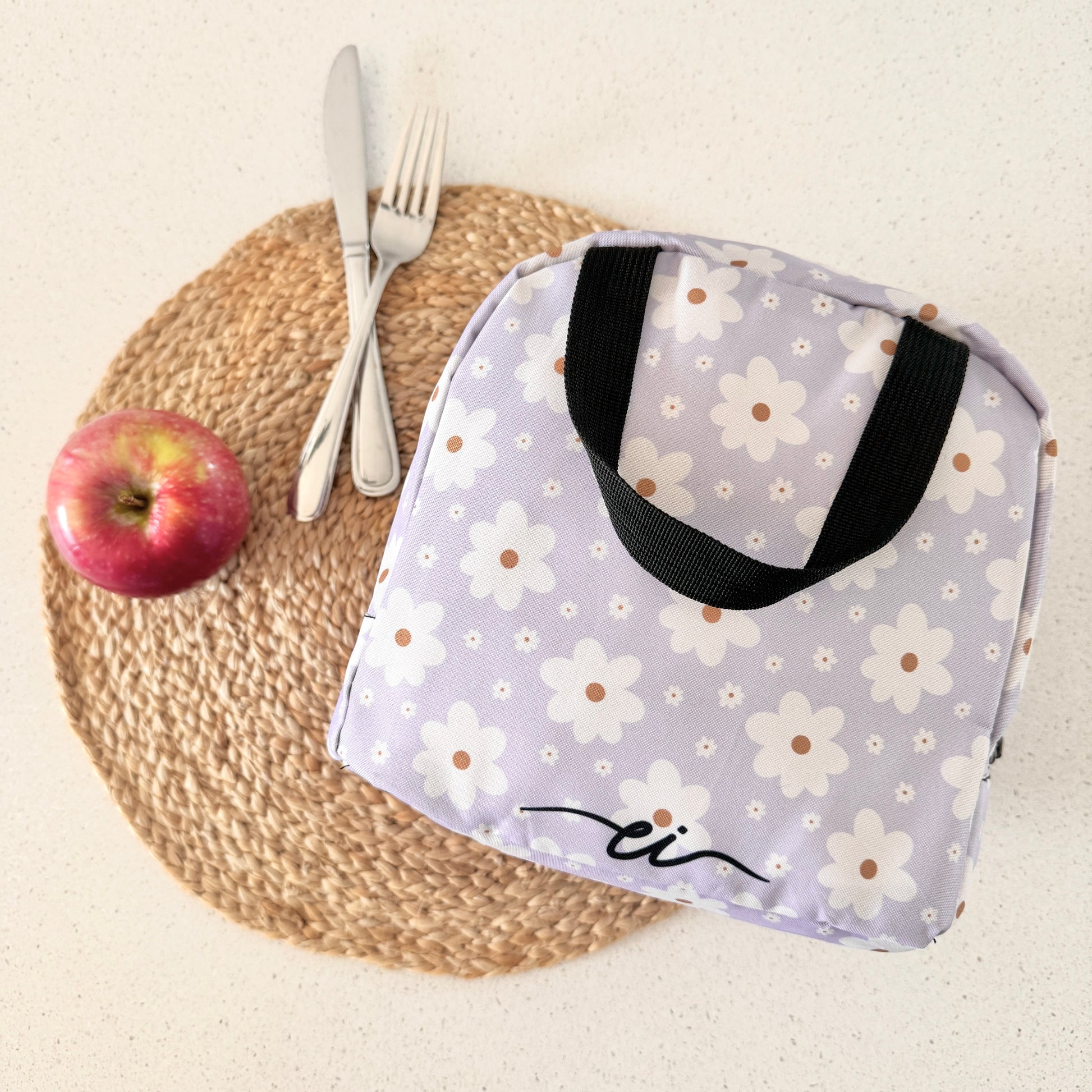 Boîte à lunch (marguerite lilas)