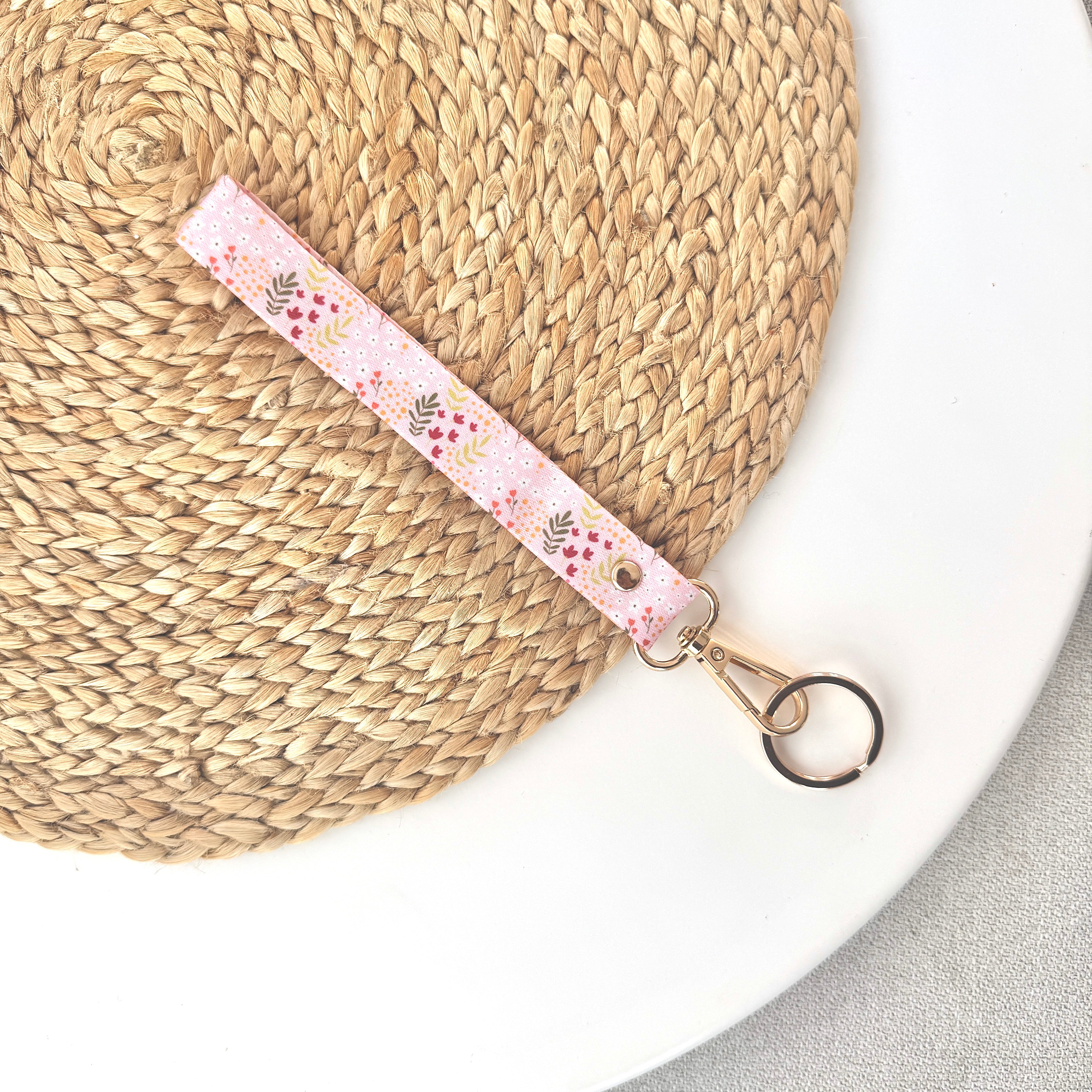 Image of Lanière courte - Rose fleurie