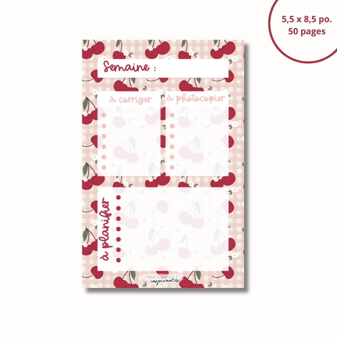 Image of Notepad - menu/grocery store (clementines)