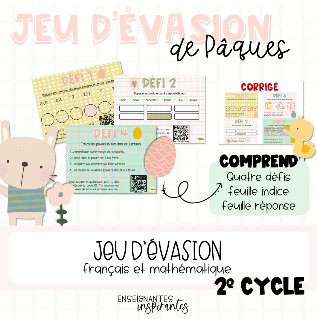 Jeu d'évasion - Pâques