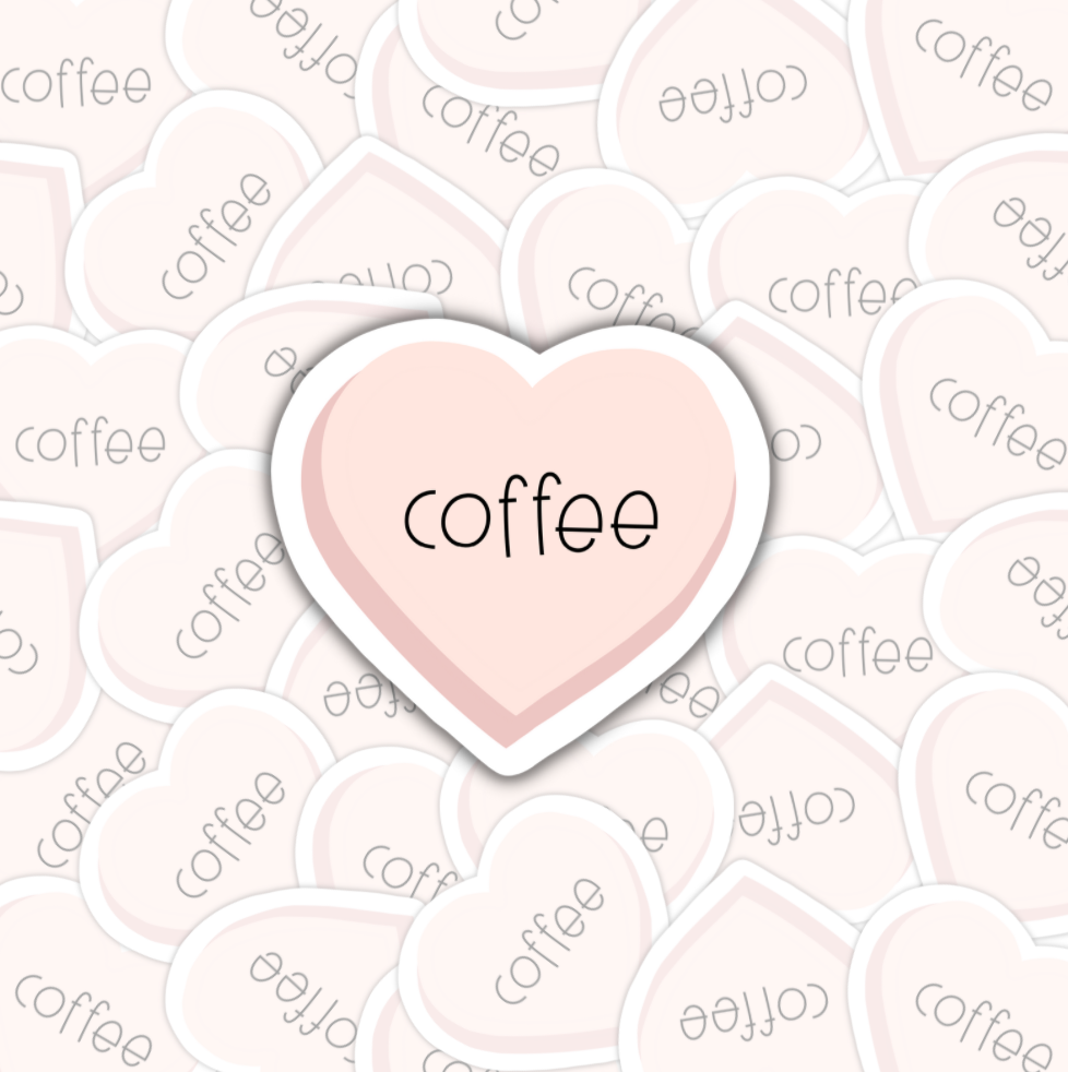 Autocollant «coffee»