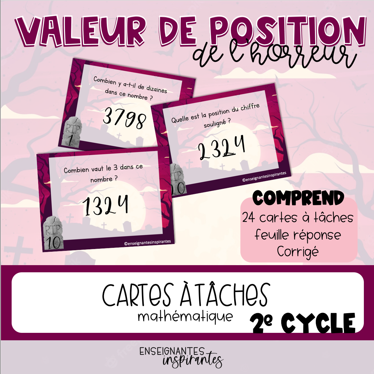 Place values ​​of horror 