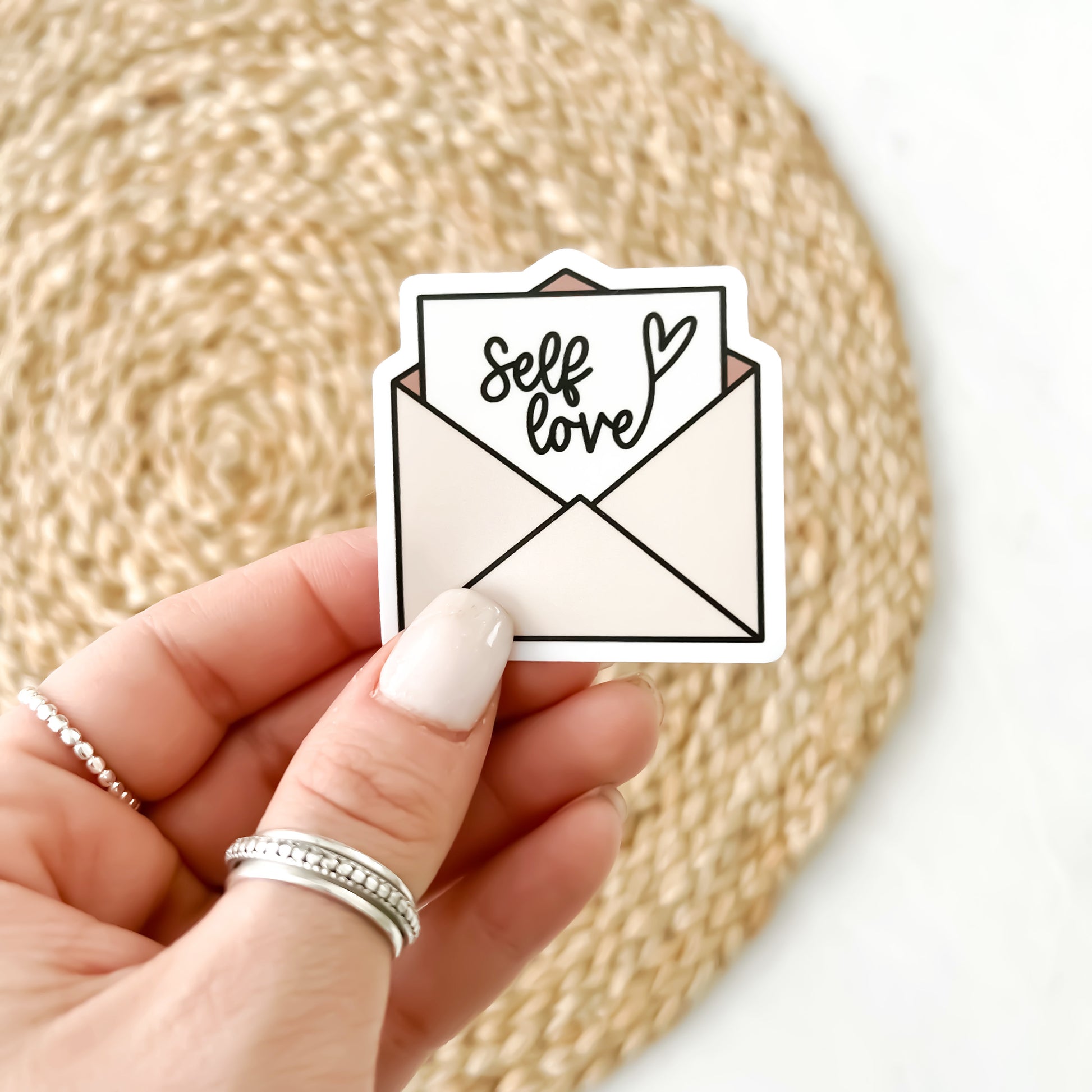 Autocollant « self love »